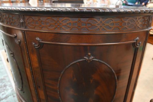 CHIPPENDALE SIDE CABINET MAHOGANY CHEST 1880 - ADDITIONAL PHOTO 1