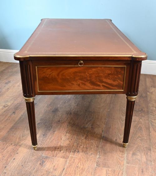 FRENCH EMPIRE BUREAU PLAT DESK 1880 DIRECTOIRE - ADDITIONAL PHOTO 4