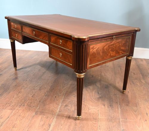 FRENCH EMPIRE BUREAU PLAT DESK 1880 DIRECTOIRE - ADDITIONAL PHOTO 6