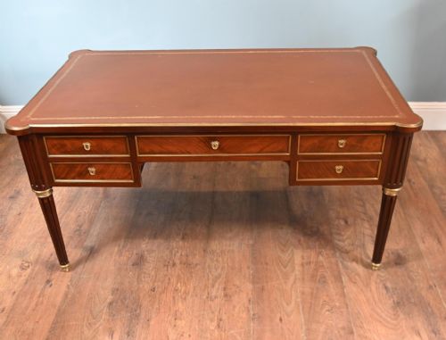 FRENCH EMPIRE BUREAU PLAT DESK 1880 DIRECTOIRE - ADDITIONAL PHOTO 8