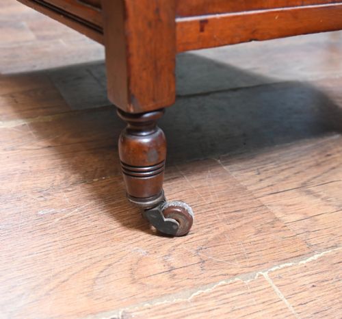 EDWARDIAN PEDESTAL DESK WRITING TABLE MAHOGANY 1910 - ADDITIONAL PHOTO 4