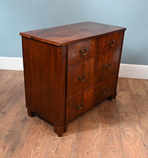 VICTORIAN MAHOGANY CHEST DRAWERS 1880 COMMODE - ADDITIONAL PHOTO 7