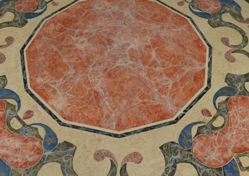ITALIAN NEO CLASSICAL CENTRE TABLE SCAGLIOLA TOP - ADDITIONAL PHOTO 2