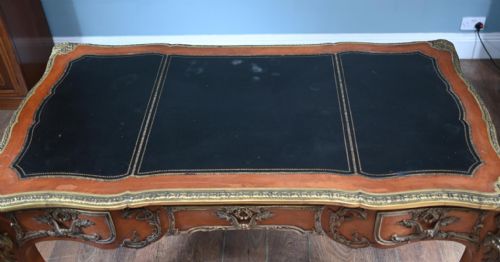 LOUIS XV BUREAU PLAT DESK FRENCH 1890 - ADDITIONAL PHOTO 1