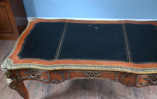 LOUIS XV BUREAU PLAT DESK FRENCH 1890 - ADDITIONAL PHOTO 4