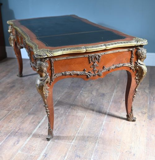 LOUIS XV BUREAU PLAT DESK FRENCH 1890 - ADDITIONAL PHOTO 11