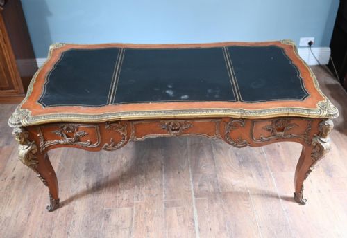 LOUIS XV BUREAU PLAT DESK FRENCH 1890 - ADDITIONAL PHOTO 13