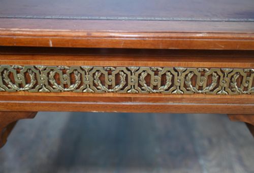 FRENCH ANTIQUE DESK DIRECTOIRE BUREAU PLAT 1880 - ADDITIONAL PHOTO 1
