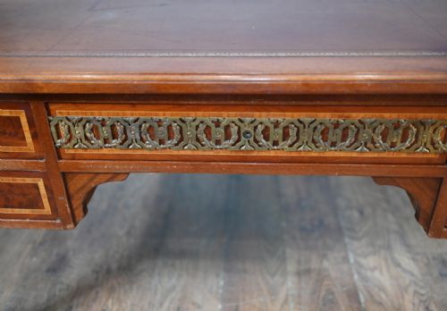 FRENCH ANTIQUE DESK DIRECTOIRE BUREAU PLAT 1880 - ADDITIONAL PHOTO 6
