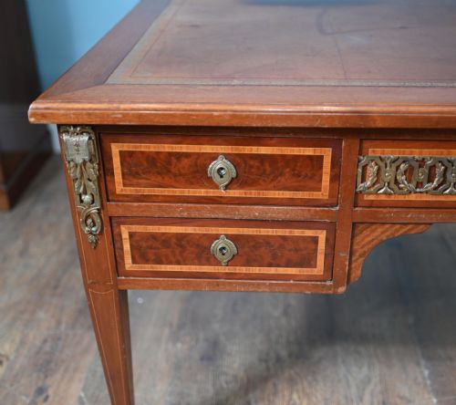 FRENCH ANTIQUE DESK DIRECTOIRE BUREAU PLAT 1880 - ADDITIONAL PHOTO 8