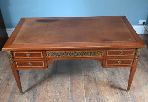 FRENCH ANTIQUE DESK DIRECTOIRE BUREAU PLAT 1880 - ADDITIONAL PHOTO 9