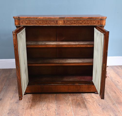 VICTORIAN PIER CABINET DISPLAY CASE WALNUT 1880 - ADDITIONAL PHOTO 3
