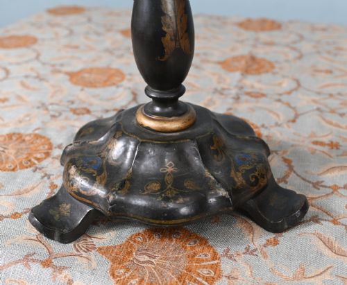 VICTORIAN PAINTED SIDE TABLE 1880 OSBOURNE HOUSE QUEEN VICTORIA - ADDITIONAL PHOTO 2