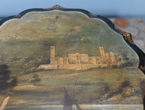 VICTORIAN PAINTED SIDE TABLE 1880 OSBOURNE HOUSE QUEEN VICTORIA - ADDITIONAL PHOTO 7