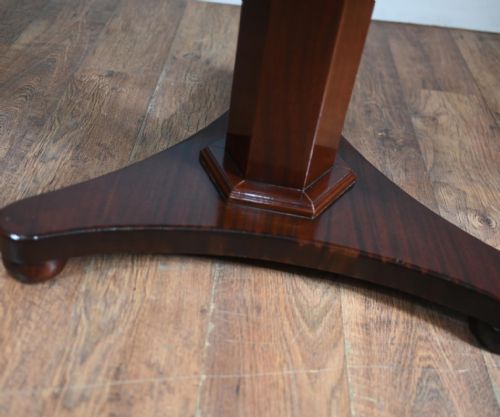 REGENCY CENTRE TABLE FLAME MAHOGANY 1840 SUPPER - ADDITIONAL PHOTO 1