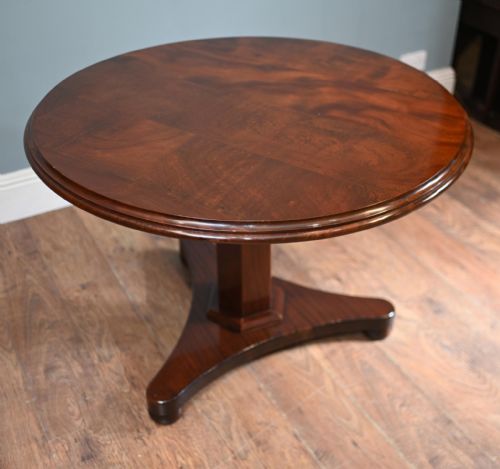 REGENCY CENTRE TABLE FLAME MAHOGANY 1840 SUPPER - ADDITIONAL PHOTO 2