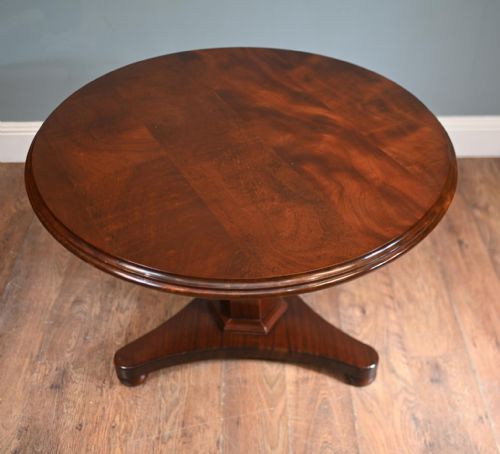 REGENCY CENTRE TABLE FLAME MAHOGANY 1840 SUPPER - ADDITIONAL PHOTO 3