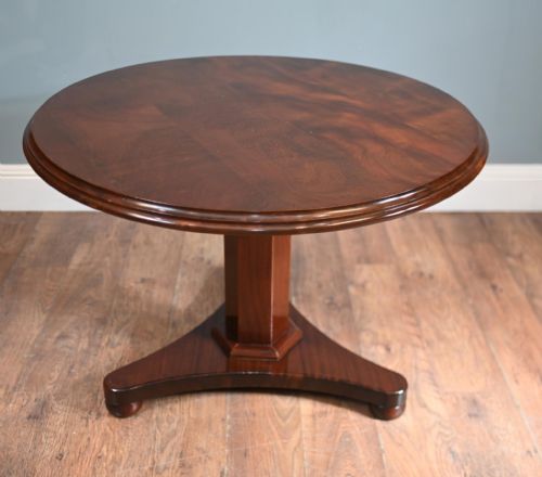 REGENCY CENTRE TABLE FLAME MAHOGANY 1840 SUPPER - ADDITIONAL PHOTO 4