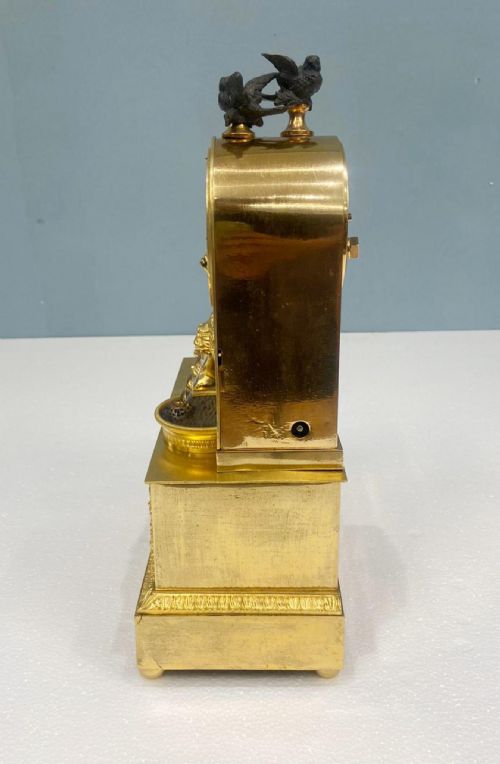 FRENCH GILT WATERFALL CLOCK HENRY DASSON 1843 - ADDITIONAL PHOTO 7
