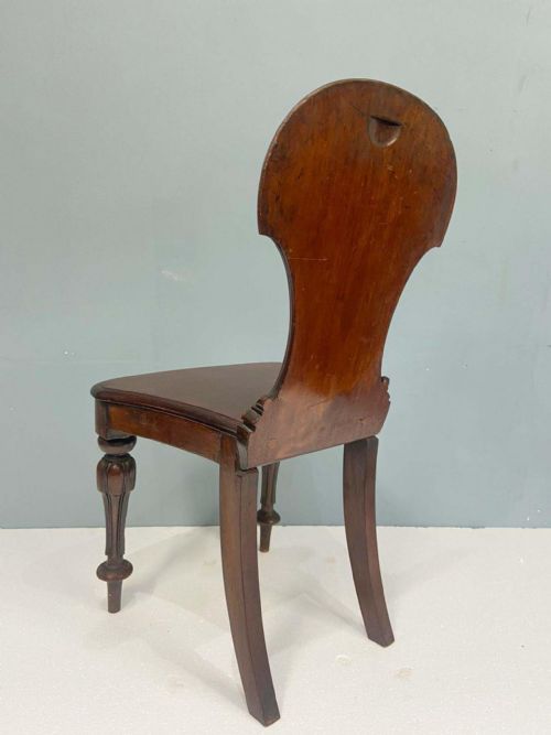 PAIR REGENCY HALL CHAIRS GILLOWS MAHOGANY 1820 - ADDITIONAL PHOTO 2