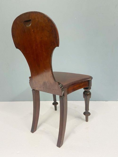 PAIR REGENCY HALL CHAIRS GILLOWS MAHOGANY 1820 - ADDITIONAL PHOTO 4