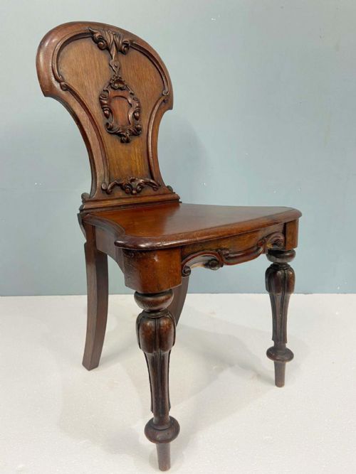 PAIR REGENCY HALL CHAIRS GILLOWS MAHOGANY 1820 - ADDITIONAL PHOTO 5