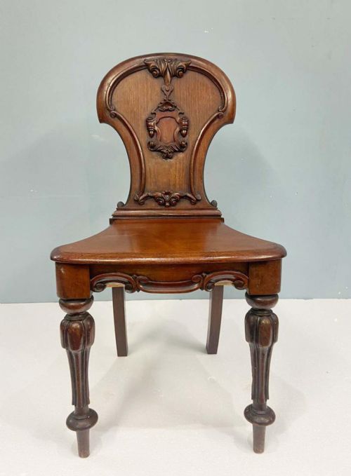 PAIR REGENCY HALL CHAIRS GILLOWS MAHOGANY 1820 - ADDITIONAL PHOTO 8