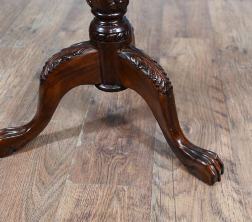 GEORGIAN REVIVAL TILT TOP TABLE WINE SIDE MAHOGANY - ADDITIONAL PHOTO 6