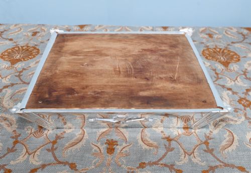 ART DECO SILVER PLATE CAKE STAND WEDDING DISPLAY ORIGINAL BOX 1920 - ADDITIONAL PHOTO 1
