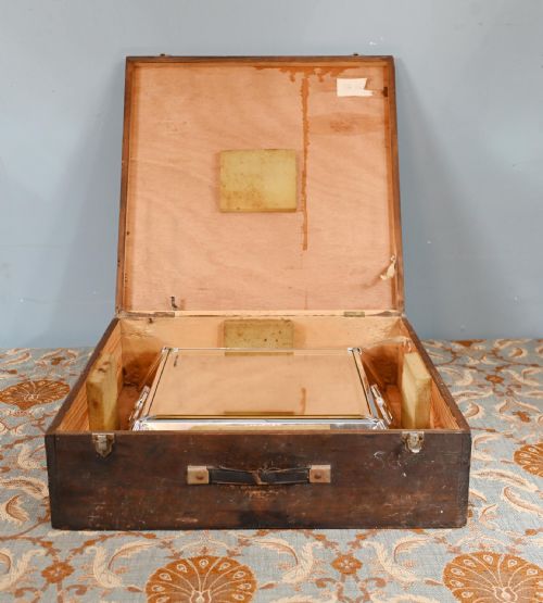 ART DECO SILVER PLATE CAKE STAND WEDDING DISPLAY ORIGINAL BOX 1920 - ADDITIONAL PHOTO 8