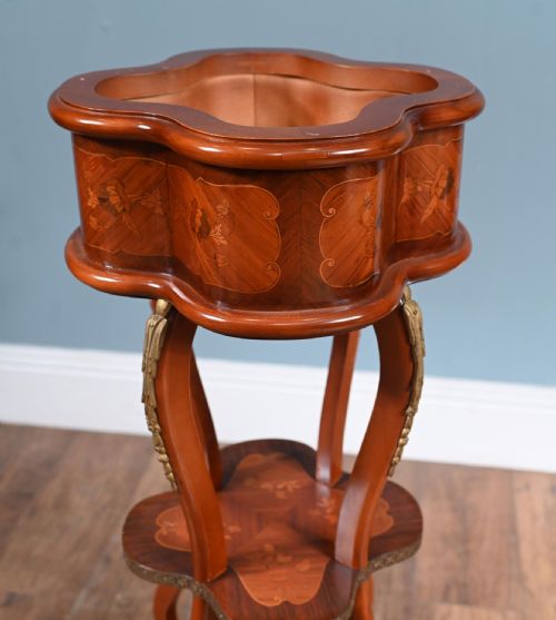 FRENCH BELLE EPOQUE PLANTER STAND JARDINIERE - ADDITIONAL PHOTO 3
