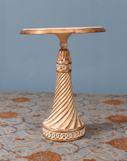ITALIAN PAINTED SIDE TABLE VENETIAN INTERIORS 1930 - ADDITIONAL PHOTO 4
