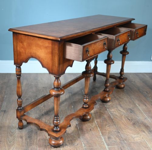 JACOBEAN REVIVAL DRESSER WALNUT SERVER TABLES FARMHOUSE - ADDITIONAL PHOTO 4