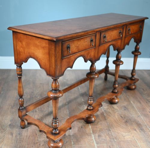 JACOBEAN REVIVAL DRESSER WALNUT SERVER TABLES FARMHOUSE - ADDITIONAL PHOTO 6