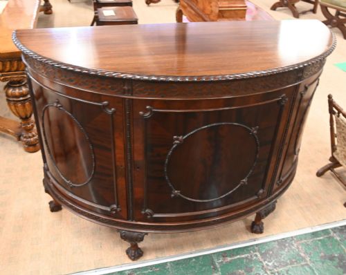 CHIPPENDALE SIDE CABINET MAHOGANY CHEST 1880 - ADDITIONAL PHOTO 6