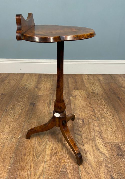 VICTORIAN WALNUT SIDE TABLE TRIPOD WINE TABLES 1880 - ADDITIONAL PHOTO 1