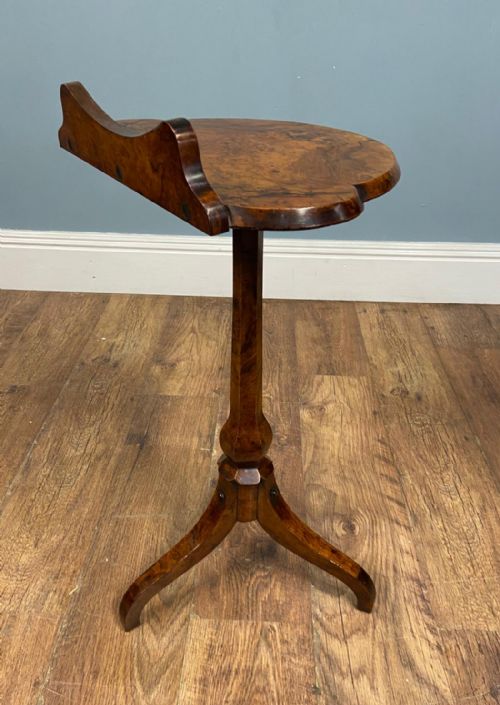 VICTORIAN WALNUT SIDE TABLE TRIPOD WINE TABLES 1880 - ADDITIONAL PHOTO 2