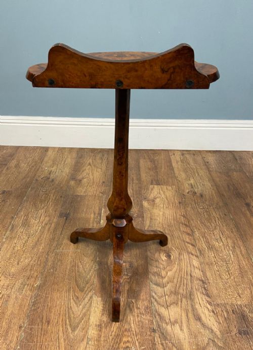 VICTORIAN WALNUT SIDE TABLE TRIPOD WINE TABLES 1880 - ADDITIONAL PHOTO 5
