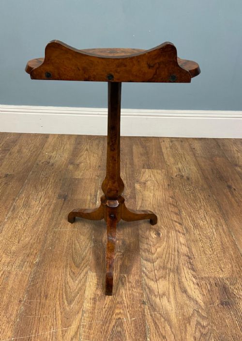 VICTORIAN WALNUT SIDE TABLE TRIPOD WINE TABLES 1880 - ADDITIONAL PHOTO 7