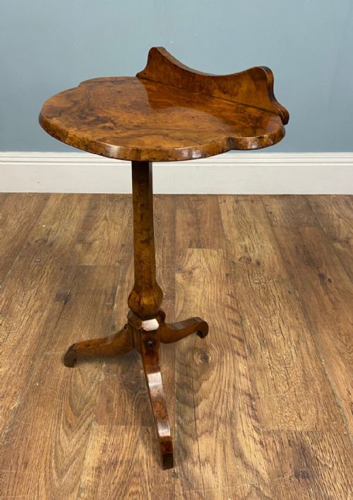 VICTORIAN WALNUT SIDE TABLE TRIPOD WINE TABLES 1880 - ADDITIONAL PHOTO 9