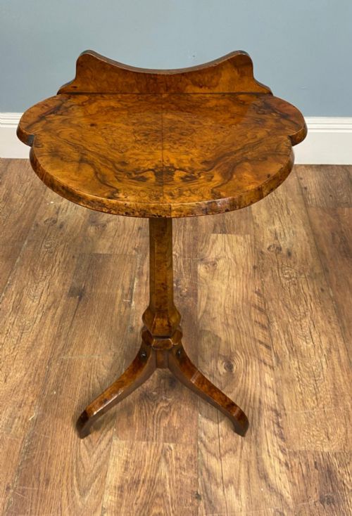 VICTORIAN WALNUT SIDE TABLE TRIPOD WINE TABLES 1880 - ADDITIONAL PHOTO 11