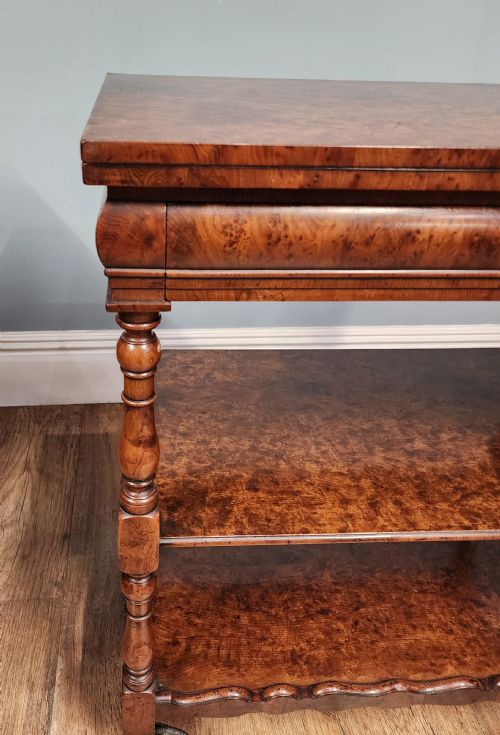 VICTORIAN BUTLERS TROLLEY WHATNOT BOOKSHELF 1890 - ADDITIONAL PHOTO 3