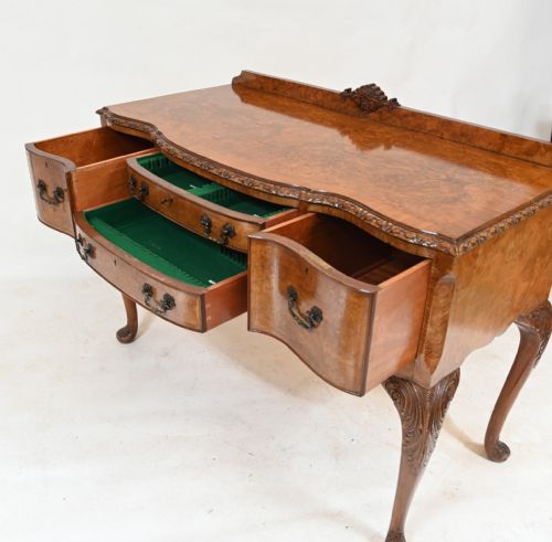 WALNUT EPSTEIN SIDEBOARD ANTIQUE SERVING TABLE 1930S - ADDITIONAL PHOTO 10