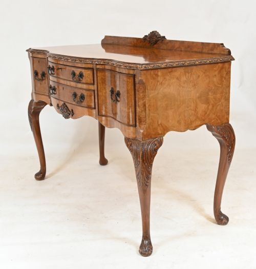 WALNUT EPSTEIN SIDEBOARD ANTIQUE SERVING TABLE 1930S - ADDITIONAL PHOTO 13