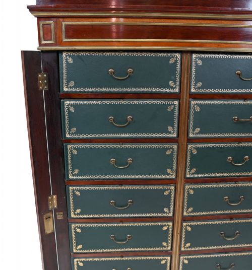 CHARLES X CARTONNIER CHEST DRAWERS FRENCH ANTIQUE MAHOGANY 1815 - ADDITIONAL PHOTO 1
