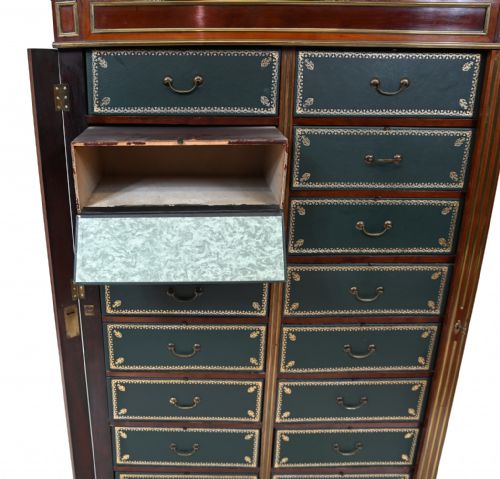 CHARLES X CARTONNIER CHEST DRAWERS FRENCH ANTIQUE MAHOGANY 1815 - ADDITIONAL PHOTO 4