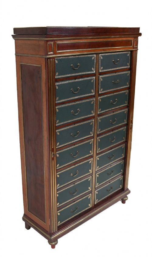 CHARLES X CARTONNIER CHEST DRAWERS FRENCH ANTIQUE MAHOGANY 1815 - ADDITIONAL PHOTO 10