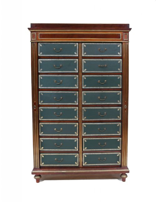 CHARLES X CARTONNIER CHEST DRAWERS FRENCH ANTIQUE MAHOGANY 1815
