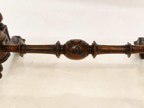 VICTORIAN GAMES TABLE ANTIQUE BURR WALNUT 1880 CARD - ADDITIONAL PHOTO 3