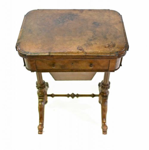 VICTORIAN GAMES TABLE CHESS DRAUGHTS WALNUT - ADDITIONAL PHOTO 5